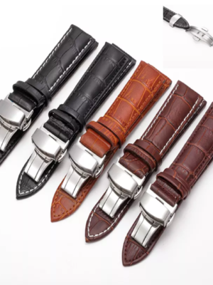 Correas Cuero Cocodrilo para 20MM - 22MM