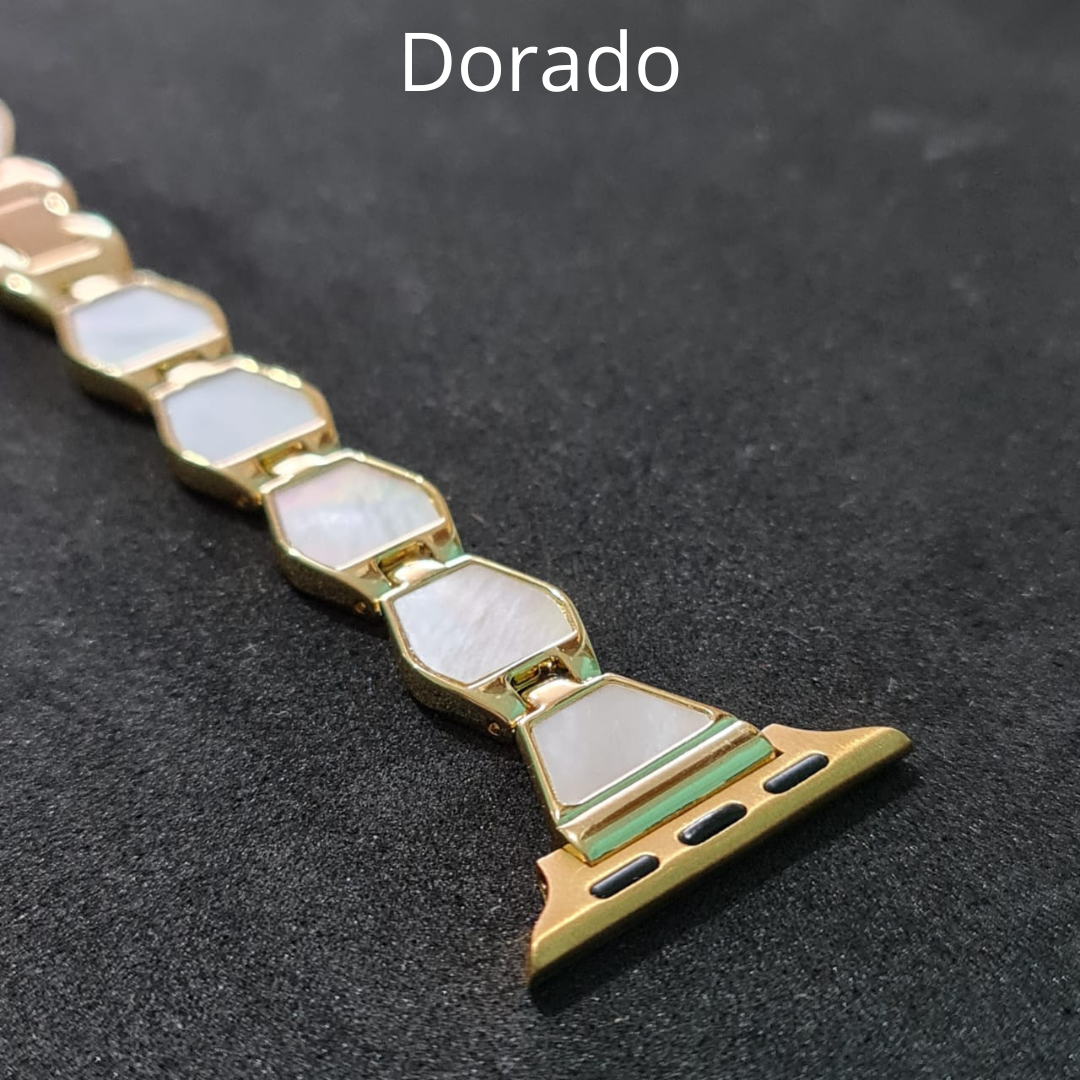 Correas metálicas con piedra natural para Apple Watch - Imagen 3