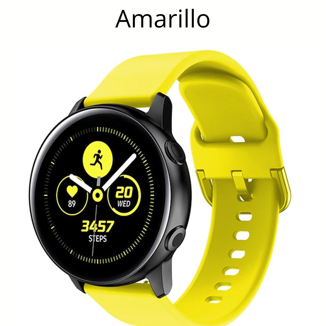 Correas Estilo Samsung para 20mm - 22mm Silicona - Imagen 8