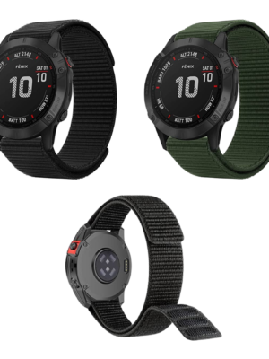 Correas de Tela Nylon para Garmin de 22mm - 26mm